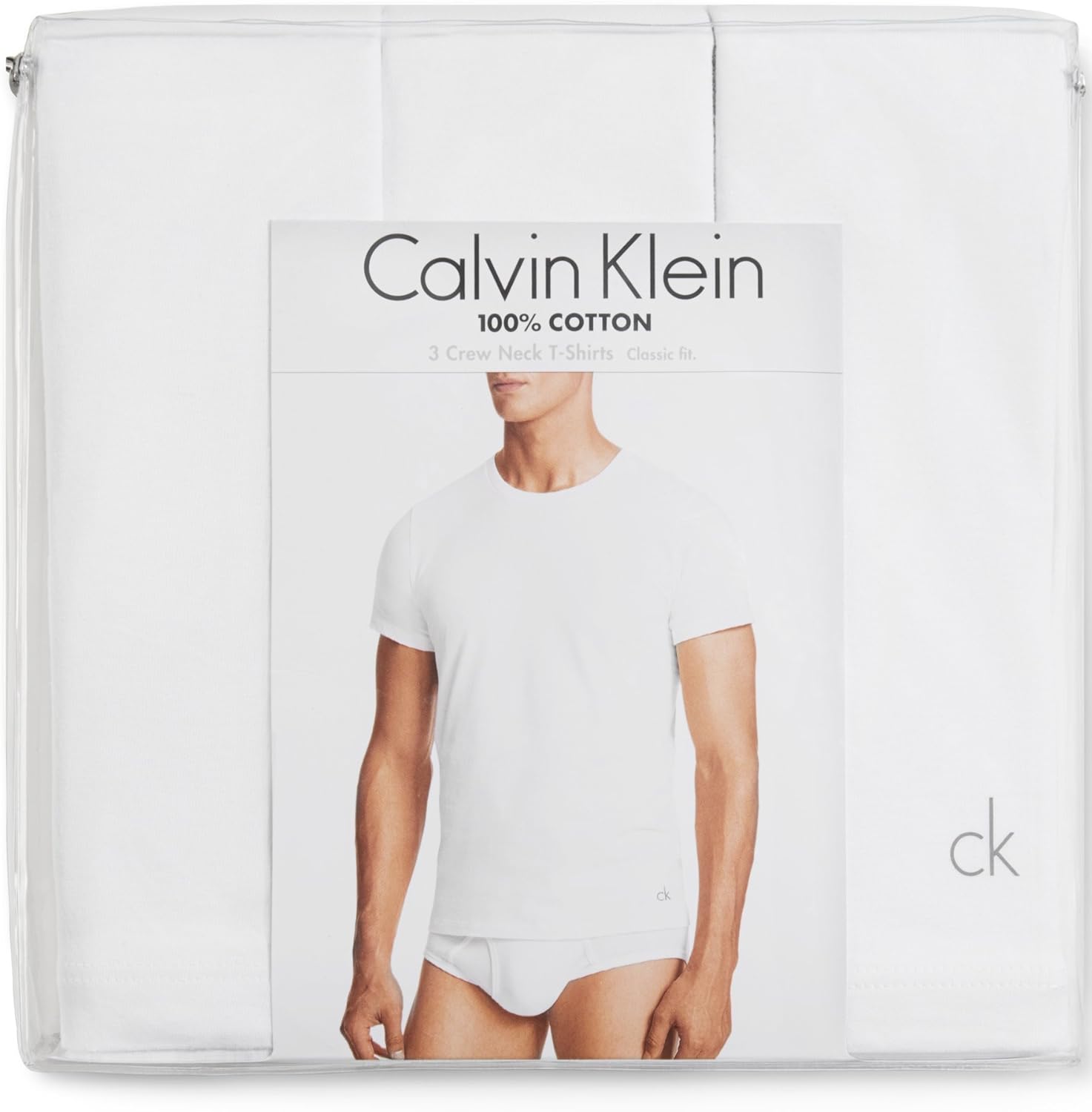 Calvin Klein Men's Cotton Classics Multipack Crew Neck T-Shirts at  Men’s Clothing store
