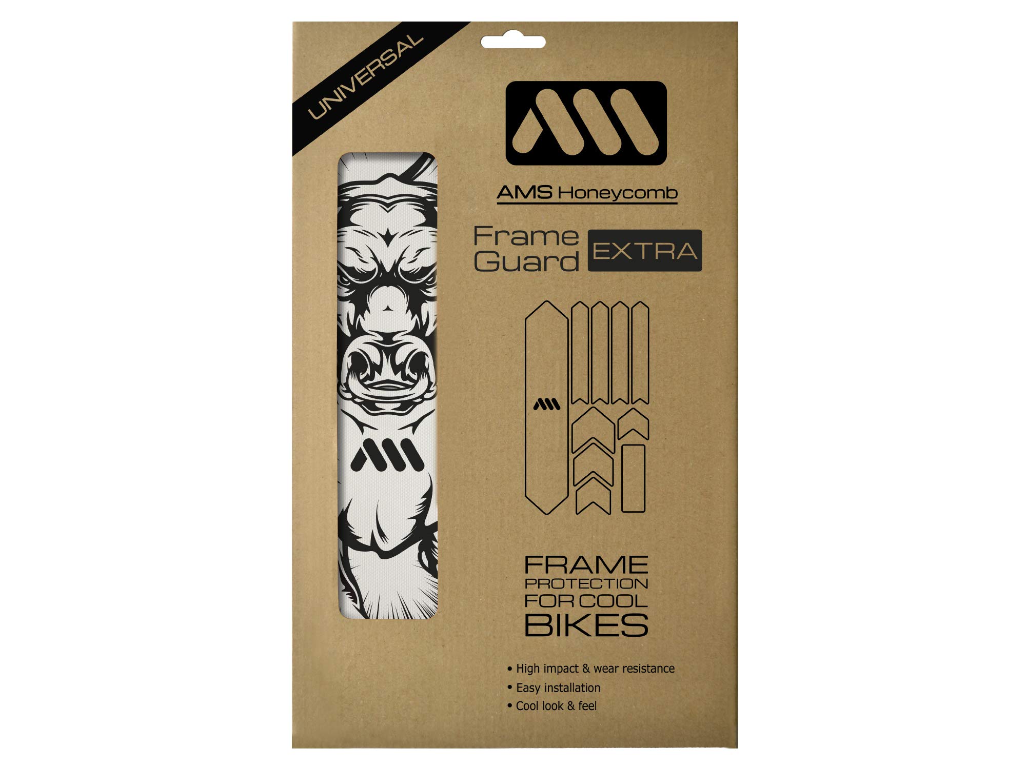 All Mountain Style Unisex's Frame Guard Extra, Black/Bull — image 1