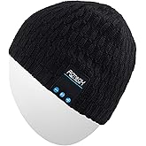 Rotibox Washable Bluetooth Beanie Hat with Wireless Stereo Over Ear Headphones Headsets Earphone Speaker Hands Free