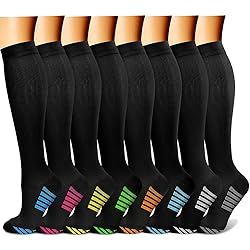 CHARMKING Compression Socks for Women & Men