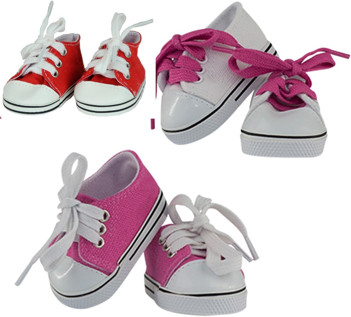 red canvas tennis shoes