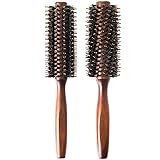 Boar Bristle Round Hair Brush Set with Nylon
