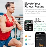 TOZO S4 AcuFit One Smart Watch 1.78" AMOLED, Bluetooth Call, Fitness Tracker, view 4