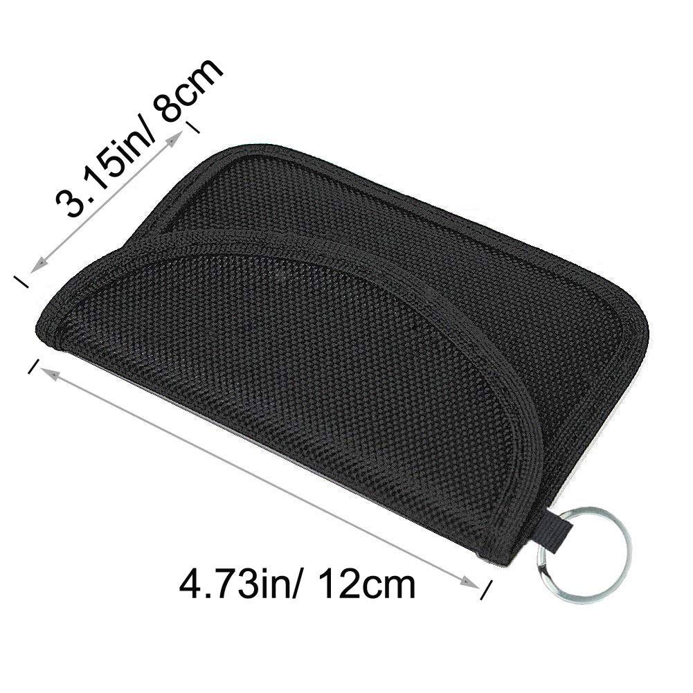 Keyless Go Schutz Autoschlüssel, ZOORE Aktualisierte Version Schutz Autoschlüssel Hülle & Zhülle Kreditkarte RFID Faraday Tasche, Verhindern Sie den Diebstahl Ihres Autos, RFID/NFC/WLAN/GSM/ Blocker