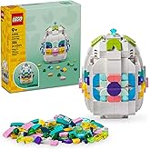 LEGO Decorative Easter Egg Building Toy for Girls & Boys - Springtime Craft Activity for Kids, Ages 8+ - Basket Stuffer or Gi