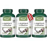 VORST L-Arginine & L-Citrulline Supplement 3 x 180 Vegan Capsules | Muscle Protein Synthesis | Amino Acids Complex | Max Stre
