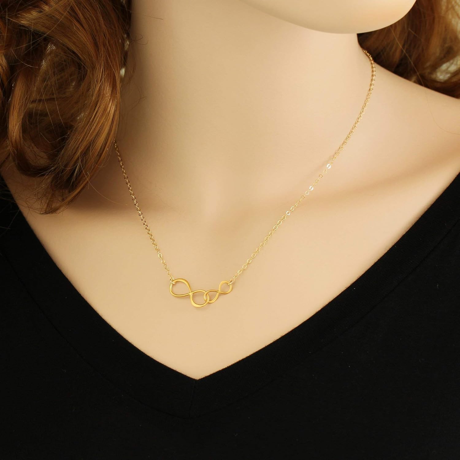 father daughter infinity necklace