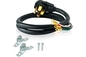 Eastman 4 Feet Electric Range Cord, 40 Amps 4-Prong Wire, 61271