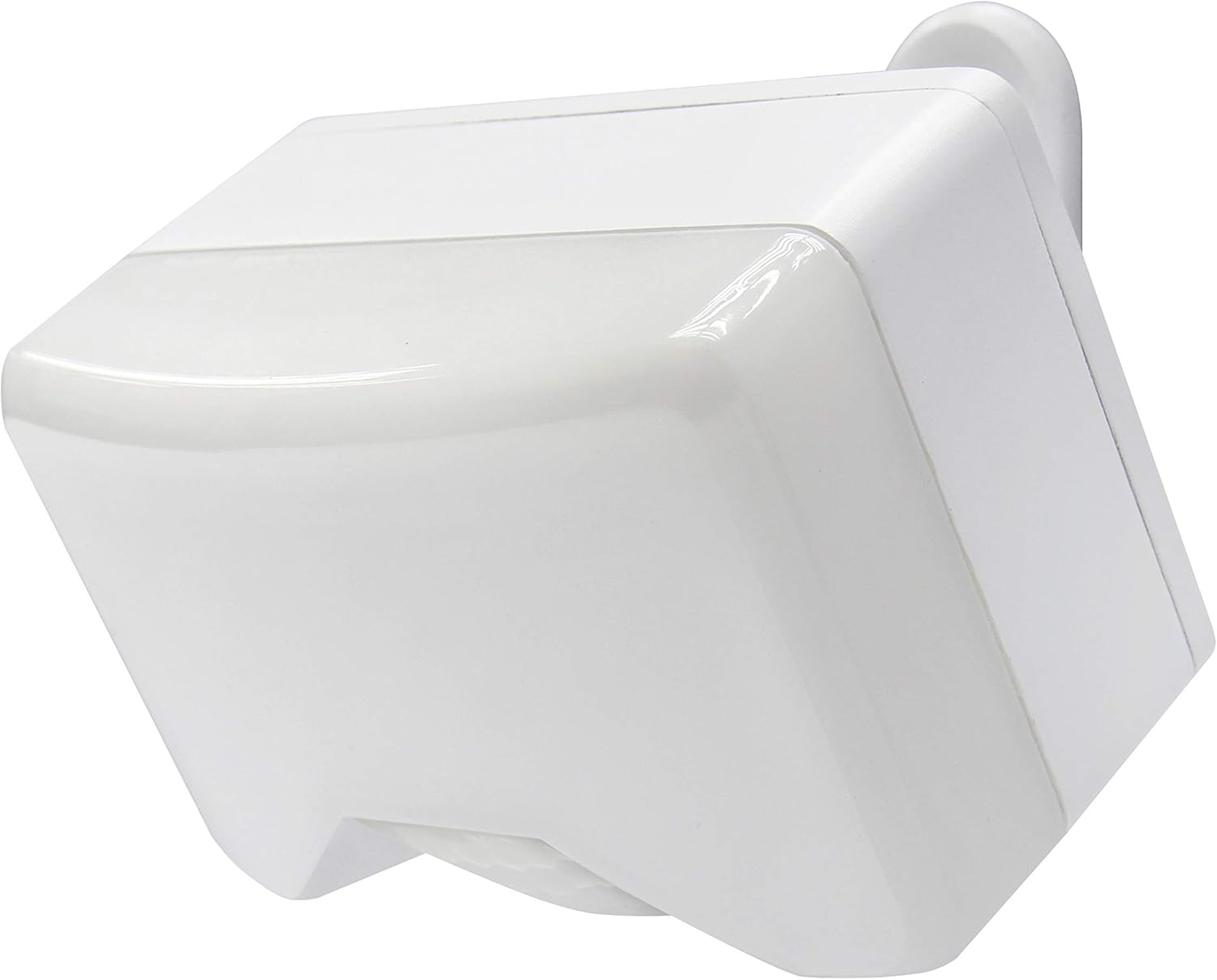 White IQ PIR Battery Operated Utility Light, Outdoor Utility Wall Light, Exterior Battery Operated PIR Motion Sensor