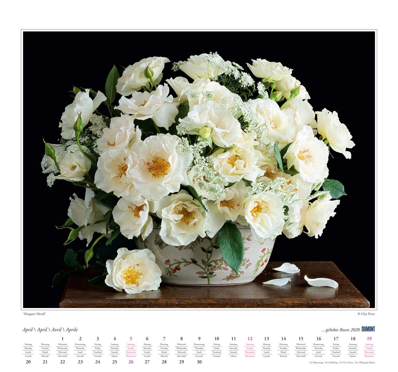 Geliebte Rosen 2020 Dumont Wandkalender Amazon Co Uk Books