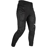 Rinat Onana Goalkeeper Padded Pants, Adult &amp; Youth Soccer Goalie Leggings with Hip, Knee Padding &amp; Anti Slip Gel