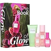 Glow Recipe The Book of Glow Skincare Ritual Set - 4-Step Korean Skincare Routine with New Prickly Pear Peptide Mucin, Best-Selling Watermelon Toner, Cleanser & Moisturizer in Display-Worthy Gift Box