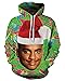 Pemela 90s Ugly Christmas Hoodies Hipster Funny Fresh Prince Sweatshirt Loose Casual Long Sleeve Pullover Sportswear for Xmas Party L  Price: $22.99