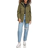 Levi's Women's Four Pocket Hooded Military Jacket
