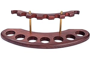 Dr Watson - Wooden Tobacco Pipe Stand - ARCH VII - For 7 Tobacco Pipes, Handmade from Solid Wood