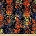 Timeless Treasures Tonga Batik Haunted Skull Damask Haunted Fabric By The Yard
