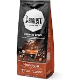 Bialetti Hazelnut Coffee Beans, 500g Bag - Medium Roast Italian Espresso Robusta Whole Bean Blend - Nutty Roasted Hazelnut Aroma, a Rounded, Delicate Flavor, Cappuccino &amp; Latte Machines &amp; Moka Pots