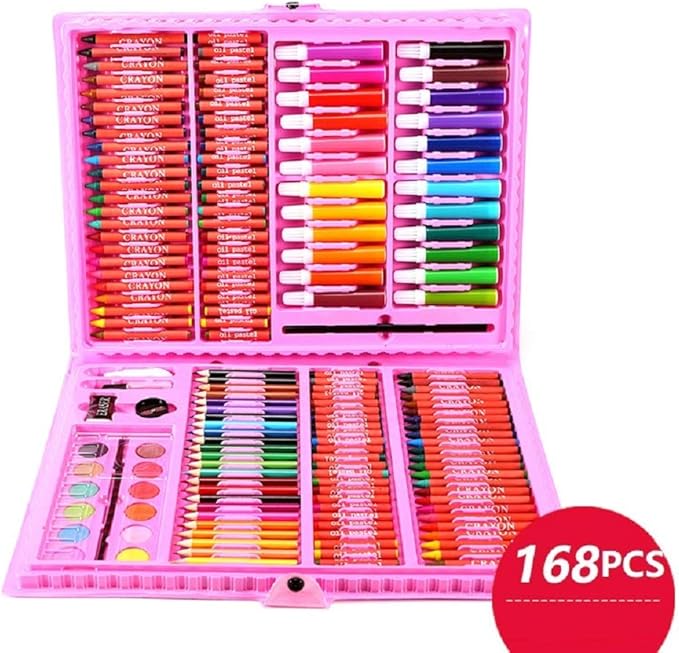 168 Pcs Art Supplies Set Deluxe Art Creativity Painting