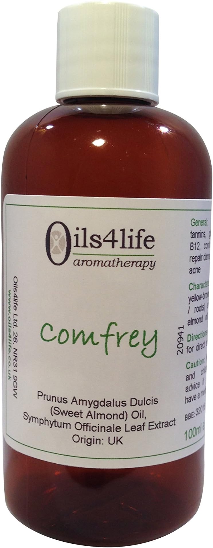 250ml Comfrey (Infusion in Prunus amygdalus dulcis) - Symphytum officinale