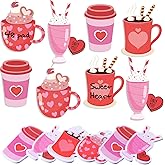 Janlaugh 48 Pads 1440 Sheets Valentines Day Sticky Notes Heart Note Pad Self Adhesive Memo Pads Teachers Appreciation Gifts Cute Gifts