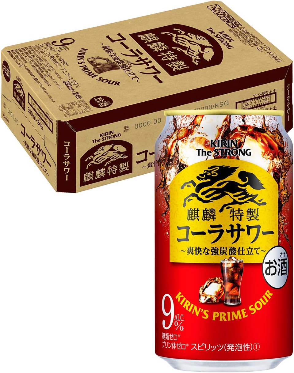 Amazon Co Jp キリン ザ ストロング 麒麟特製コーラサワー チューハイ 350ml 24本 食品 飲料 お酒