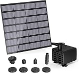 AMZtime Solar Fountain Pump 1.5W 6 Nozzles 2.7m Cable Bird Bath Pond view 9