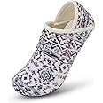 Scurtain Slippers for Women Men House Slipper Socks Lightweight Unisex Adults Barefoot Shoes Non-Slip Travel Slippers