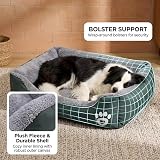 SuperGift Soft & Fluffy Pet Bed Grey Medium Anti-Anxiety Non-Slip view 7