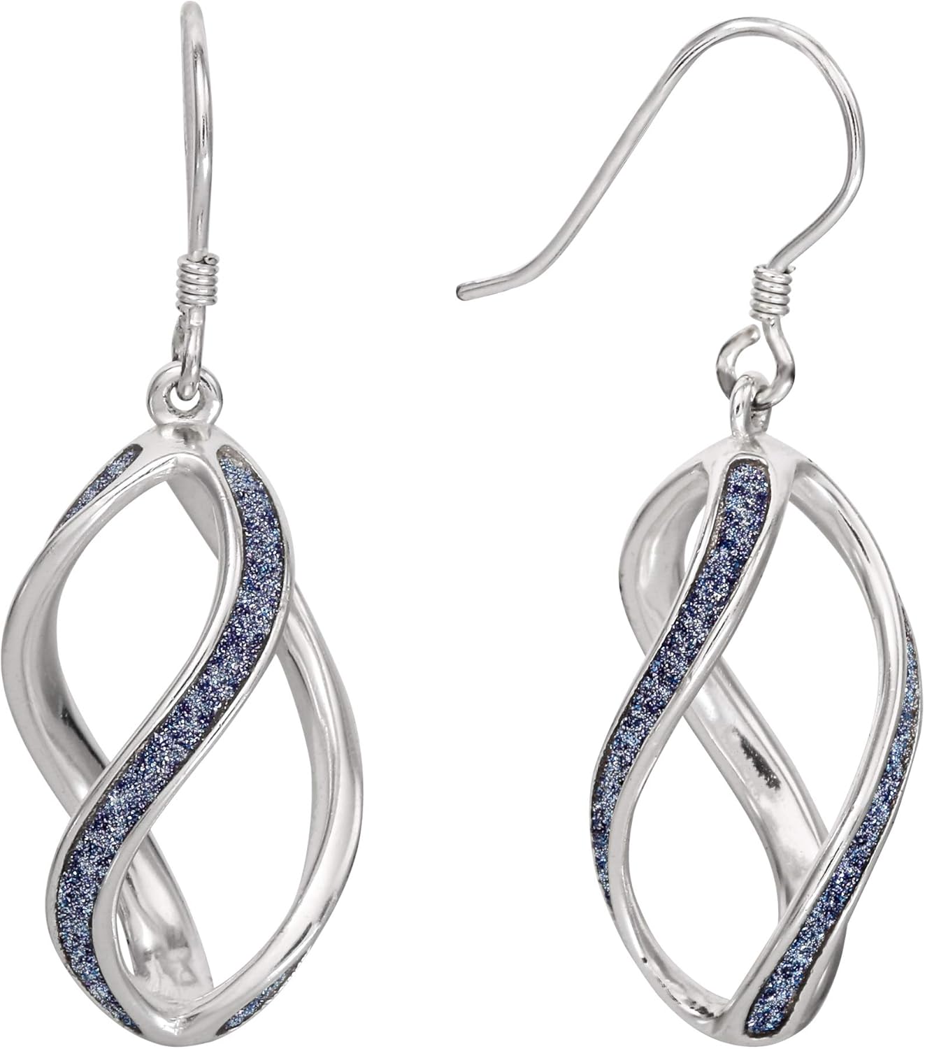 Hot Silver Sterling Silver 925 Dangle Drop Earrings for Women silver