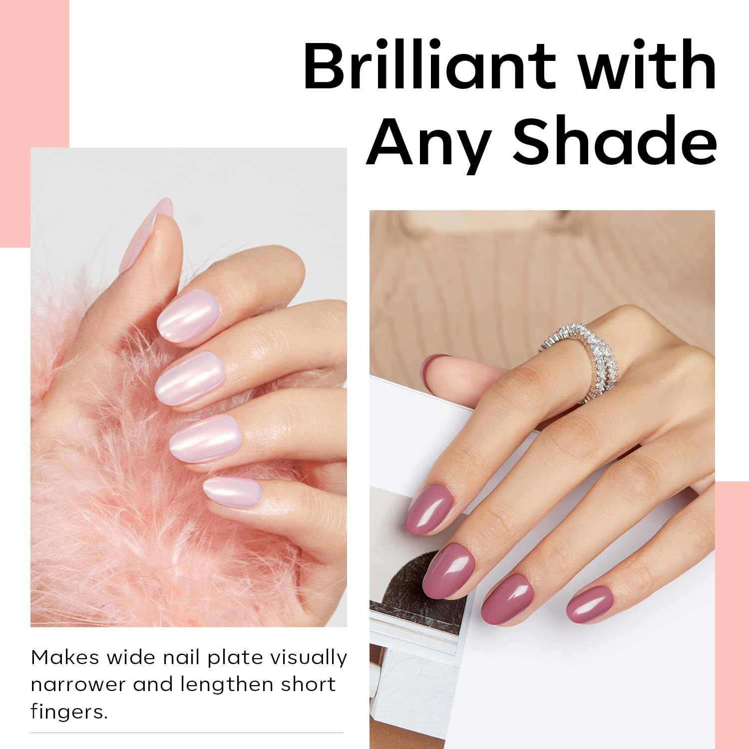 Modelones Short Oval Round Nail Tips - 500Pcs Soft Fake Nails Tips Gel Pre-shaped Half Matte Full Cover No Filed False Extension Manicure Salon DIY at Home 10 Sizes - Image 5