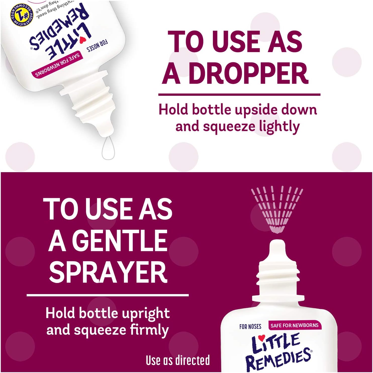 Little Remedies Saline Spray and Drops, Safe for Newborns, 0.5 fl oz: Health & Personal Care