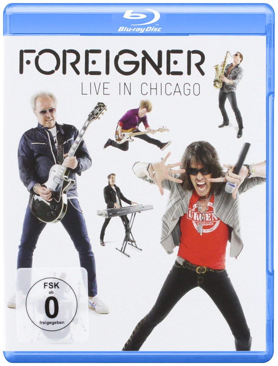Foreigner Live In Chicago Blu Ray Amazon De Foreigner Dvd