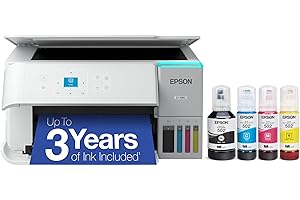 Epson EcoTank ET-2980 Wireless All-in-One Colour Supertank Printer with up to 3 Years of Ink, Refillable Tanks, Perfect for H
