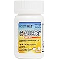 HealthA2Z® Allergy Relief | Levocetirizine Dihydrochloride 5mg | 24 Hours | Antihistamine | Relief from Sneezing, Runny Nose, Itchy Nose and Eyes (60 Counts)