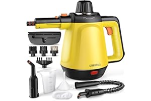 STMWORLD Steam Cleaner, Deep Cleaning Steam Cleaner for Home, 1200W Handheld Steam Cleaner with 10 Tools, Natural Steamer for Cleaning, Handheld Steamer for Bathrooms, Kitchens, Windows, Shower, Grout,Tile,Car