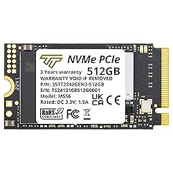 Timetec 512GB M.2 2242 SSD NVMe PCIe Gen3x4 3D NAND