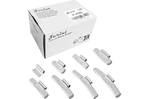 Zerint P-M80 Lead Free Wheel Weight Kit P Style, Grey 80 pcs/kit: 1/4 oz, 1/2 oz, 3/4 oz, 1 oz 15 pcs Each, 1 1/4 oz, 1 1/2 o