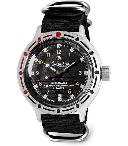 Amazon.com: VOSTOK | Amphibia 420280 Automatic Mechanical Diver