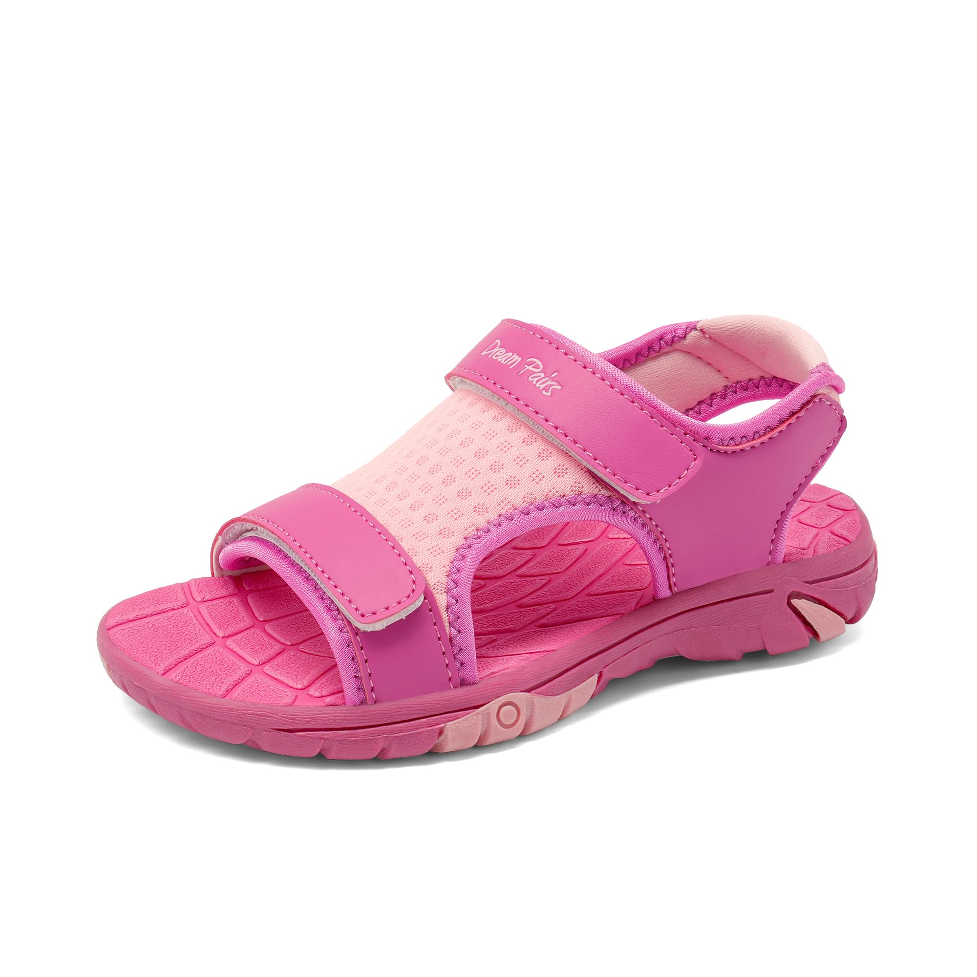 Photo 1 of DREAM PAIRS Boys Girls Summer Casul Outdoor Athletic Sport Sandals SDAS2302K Size 5 Big Kid HOT PINK/PINK