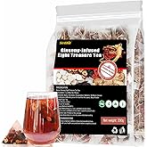 Ginseng-Infused Eight Treasure Tea, Ginseng Five Treasures Tea Kidney Teas for Women & Men, Nnatural Ingredients Sweet Taste and Aroma 20bags (1)
