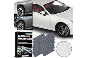 ZUKQVRIVELIG 12Pcs Car Scratches Remover,Nano Cloth for Car Scratchess,Car Scratch Cloth Remover Nano Cloth for Car Scratch Easily to Repair Scratches,Swirls,Paint Residue