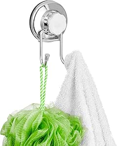 Gancho doble de acero inoxidable y ventosas, resistente y de ...