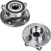 KUSATEC 513348 2pcs Front Wheel Bearing and Hub Assembly Compatible with 2015-2017 Chrysler 200, 2013-2016 Dodge Dart, 5 Lug Bolts w/ABS