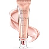FACESCANADA Strobe Cream for Face Glow - Rose Gold, Dewy Skin, 1.01 Fl Oz | with Shea Butter &amp; Hyaluronic Acid, Primer, Highlighter, Moisturizer, Hydrating, Illuminating Makeup Base, Radiant Glow