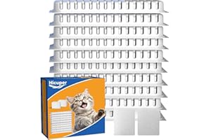 Hicuper Cat Water Fountain Filters,Replacement Filter for 108oz/3.2L Cat Fountain,10 Packs Filters & 2 Sponges Set for Stainless Steel Pet Water Fountain (Model:PET-HS001-US)