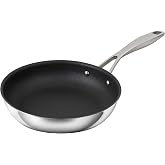 Kuhn Rikon Peak Oven-Safe Non-Stick Induction Frying Pan, 8 inch/20 cm, Silver