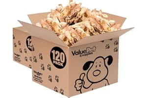 ValueBull Lamb Ears Dog Chews, Varied Shapes, Sizes & Colors, 240 ct Bulk Pack - All Natural Dog Treats, Single Ingredient