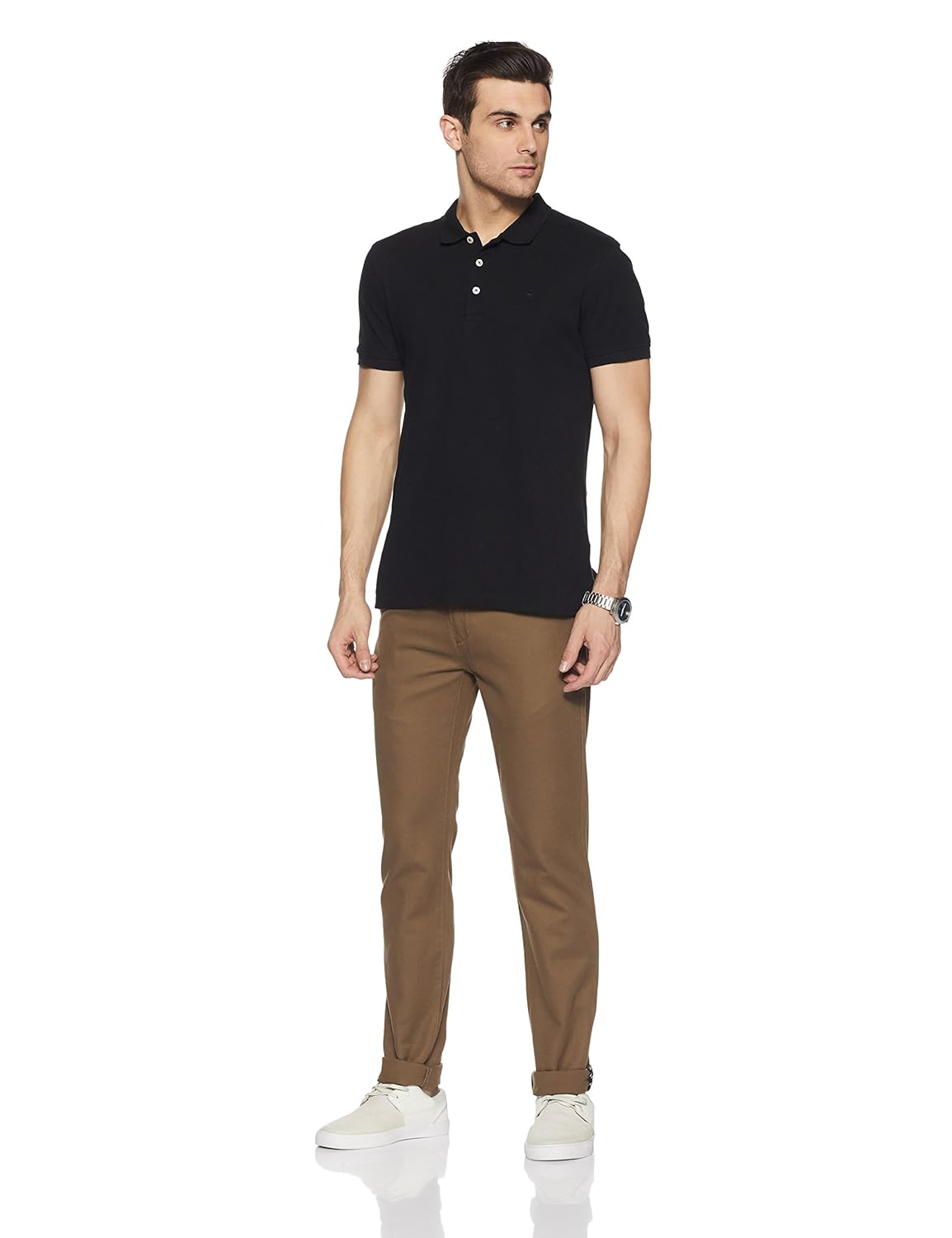 peter england men's casual trousers