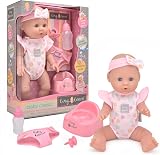 John Adams Tiny Tears Baby Classic 38 cm Interactive Doll Nurturing view 1