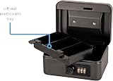 Cathedral Products 6 Inch Steel Cash Box with Combination Lock view 3